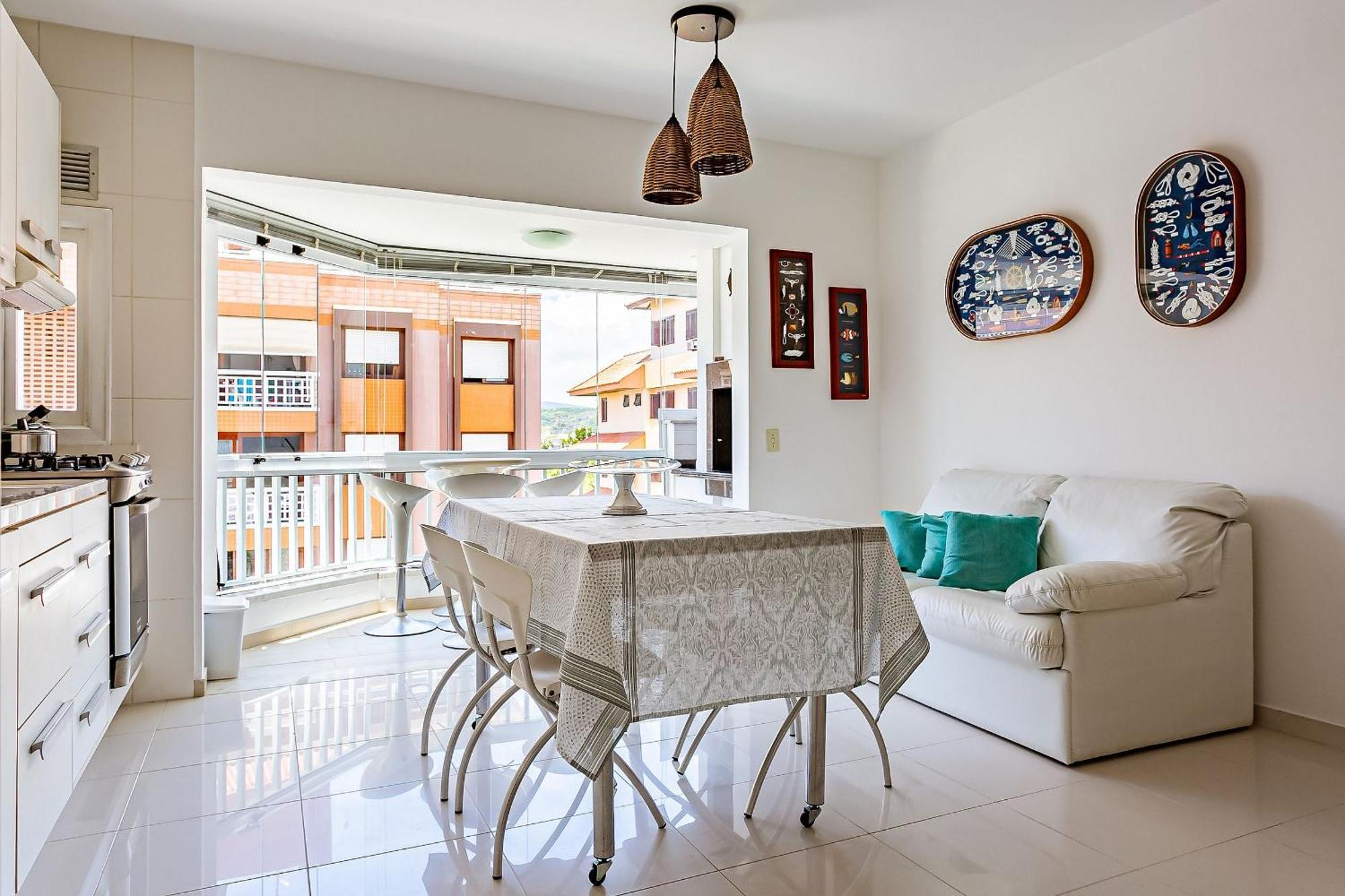 Apto C/ Sacada No Open Shopping Jurere Ibi307 Apartment *